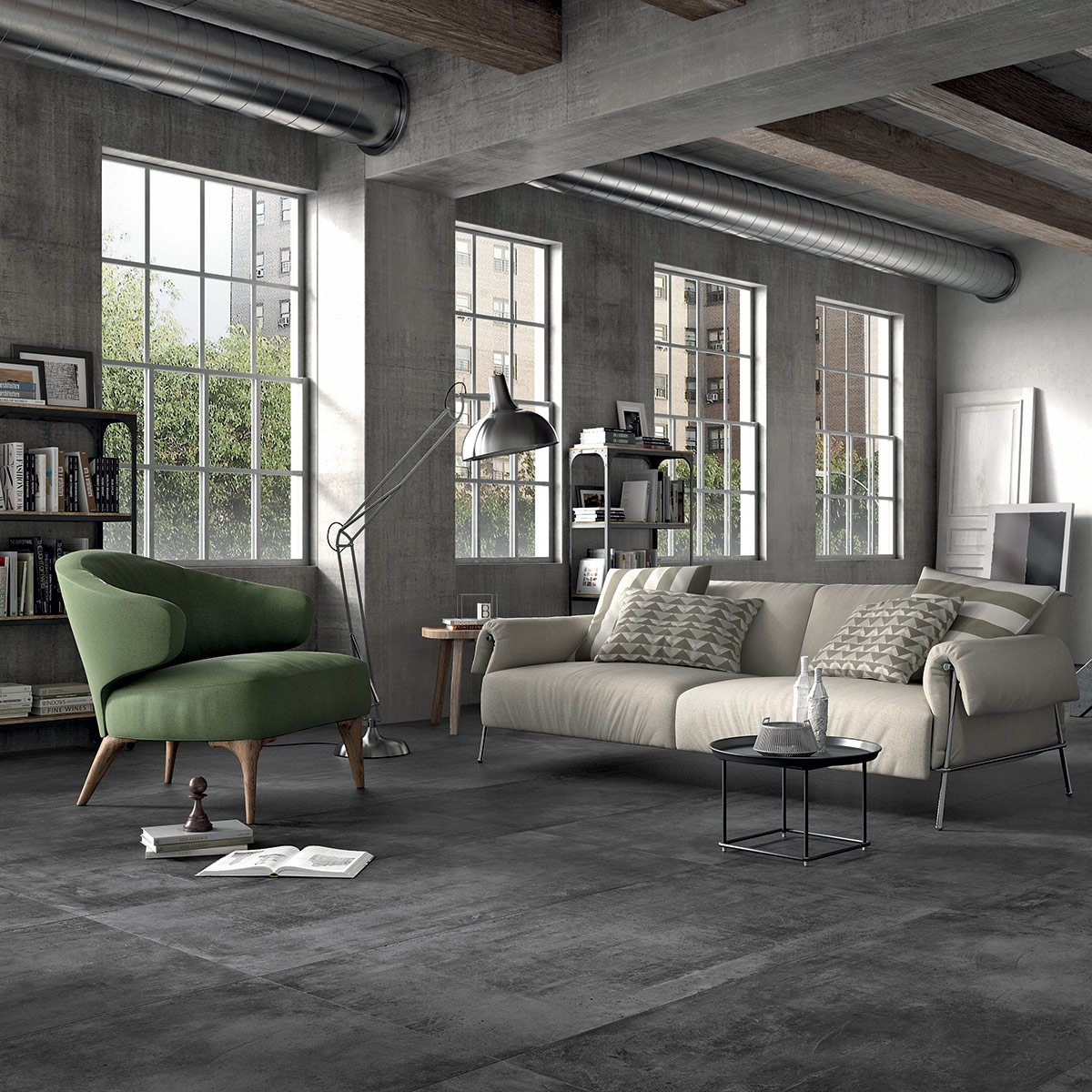Porcelaingres URBAN Line Mud 60 x 120 cm