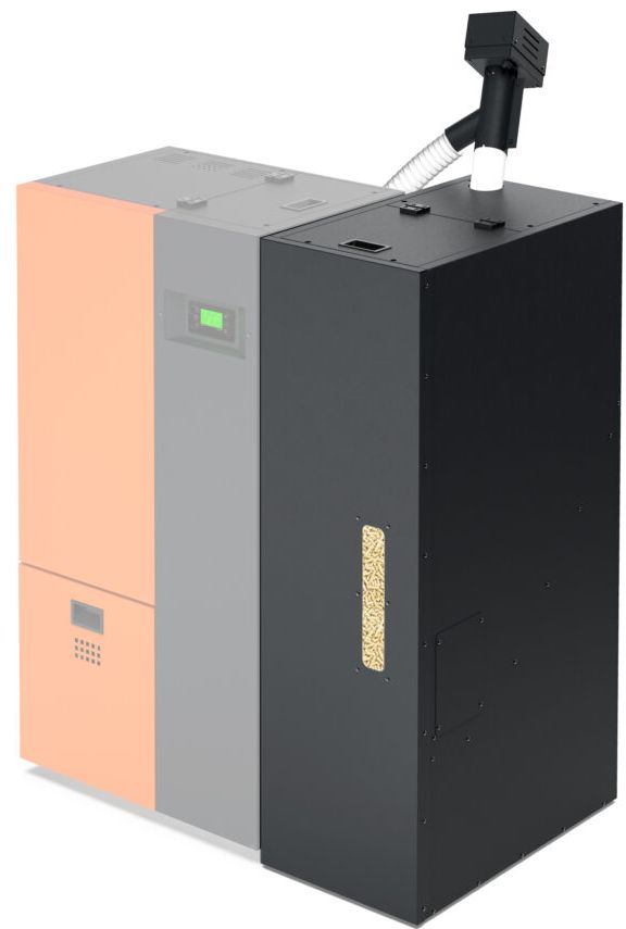 Thermasis CORTINA externý zásobník na pelety 250 l s podávačom