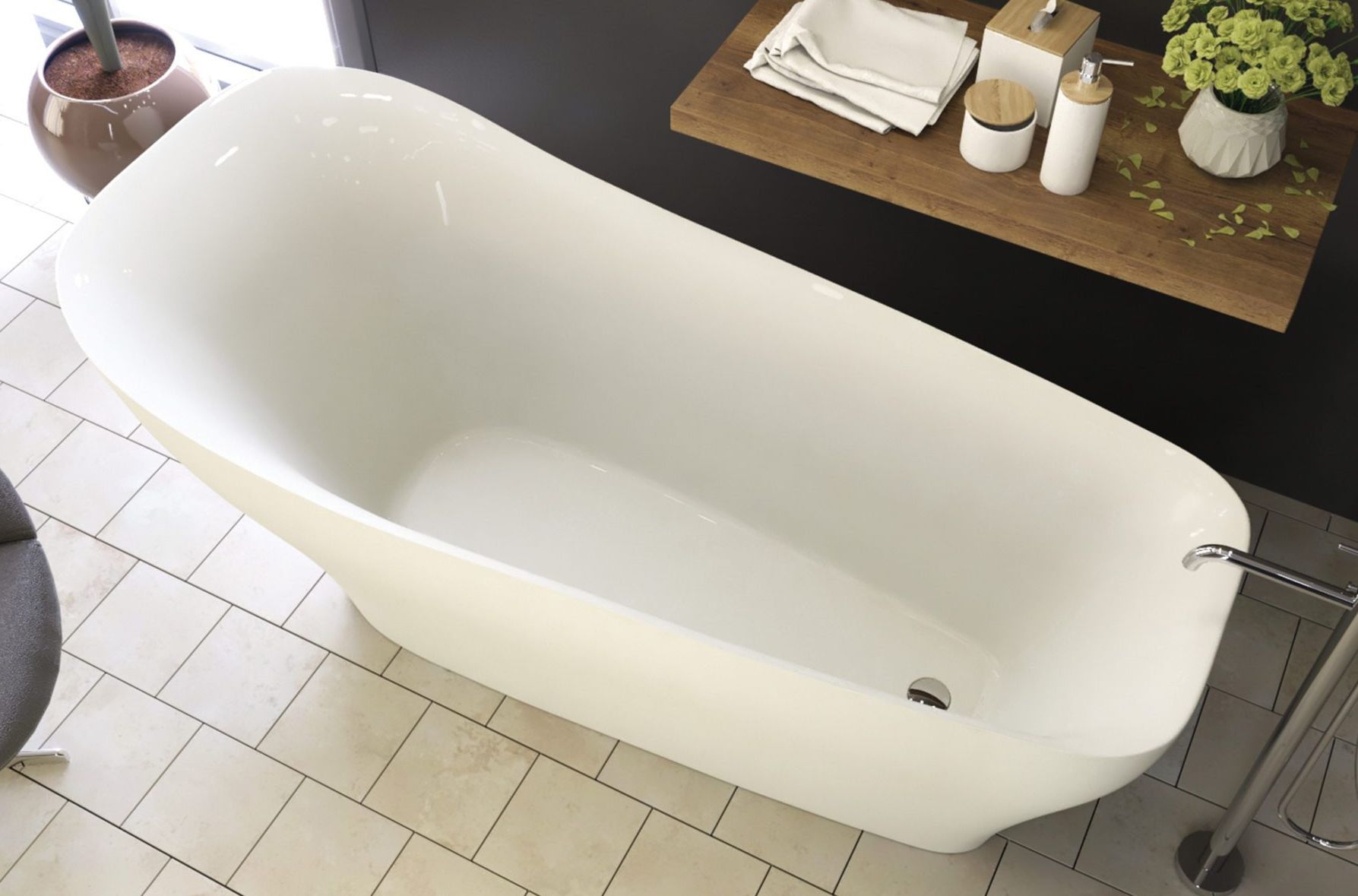 Aquatek FLORIDA akrylátová vaňa + odtoková súprava 170 x 79 cm + GARANCIA najnižšej ceny