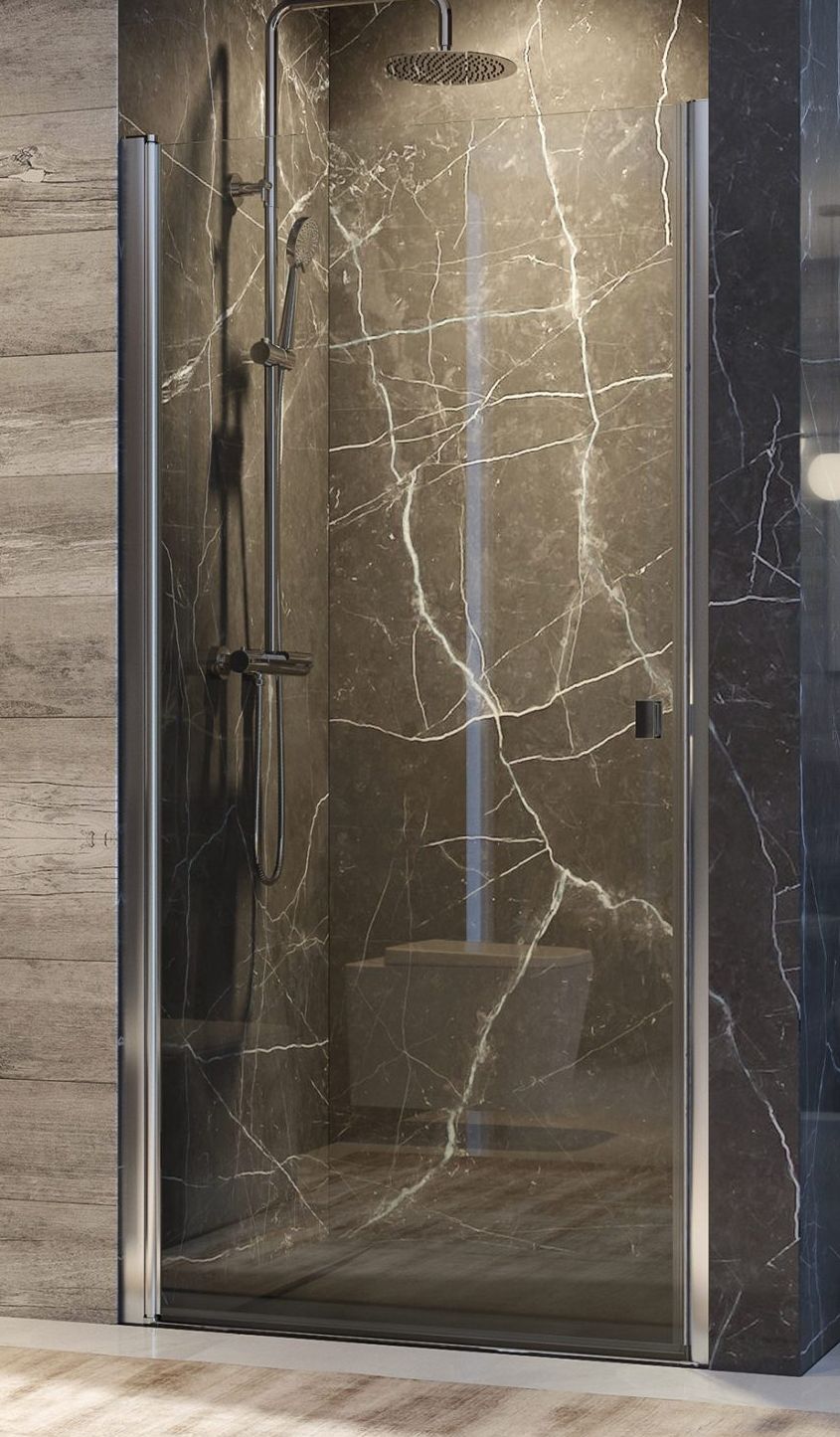 Aquatek GLASS B1 krídlové dvere - profil chróm  + GARANCIA najnižšej ceny