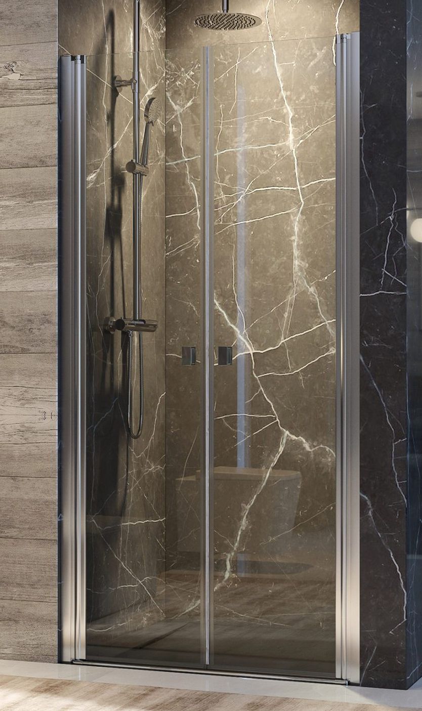 Aquatek GLASS B2 krídlové dvere - profil chróm  + GARANCIA najnižšej ceny