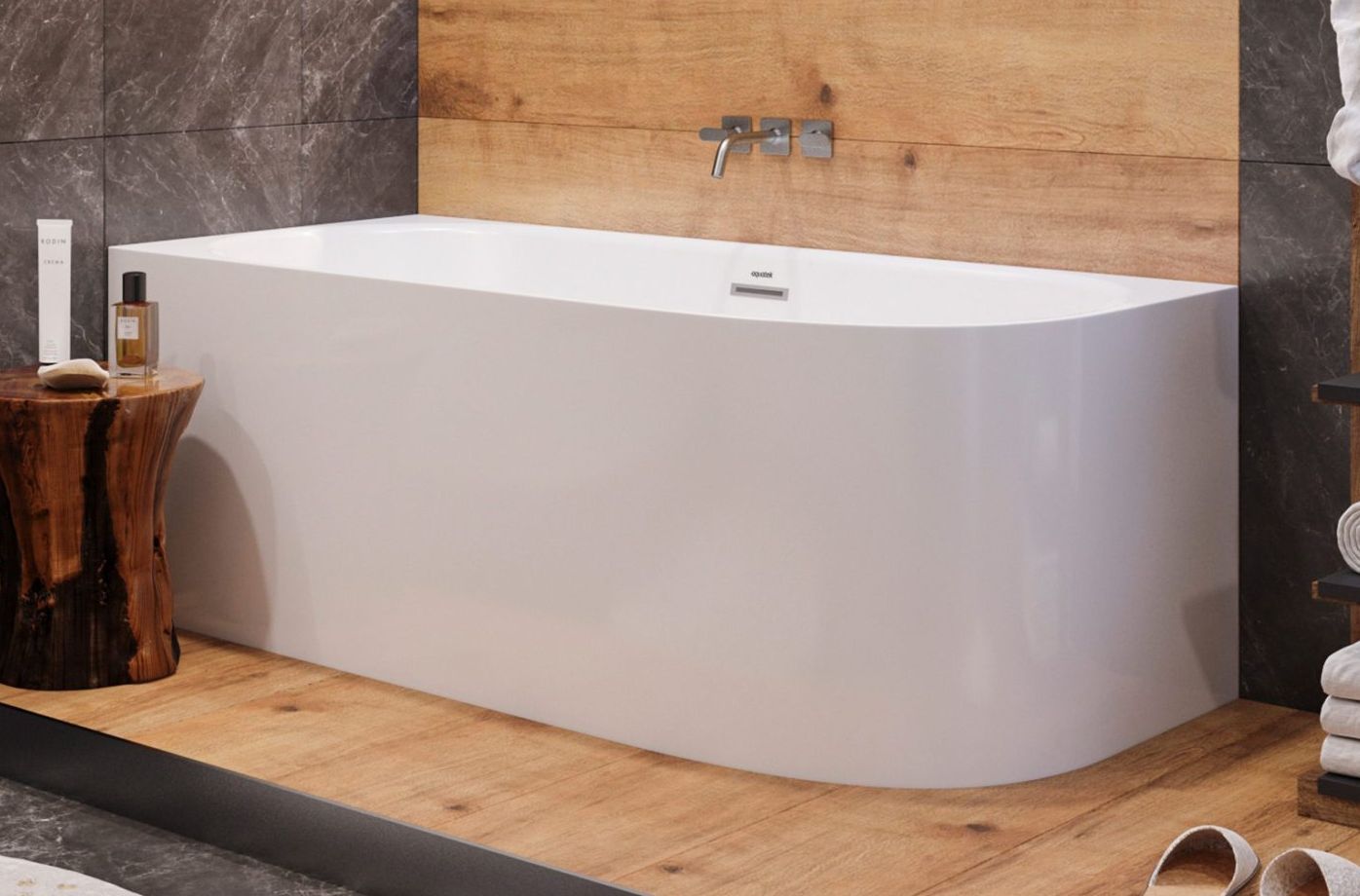 Aquatek MINNEAPOLIS akrylátová vaňa 170 x 78,5 cm + odtoková súprava + GARANCIA
