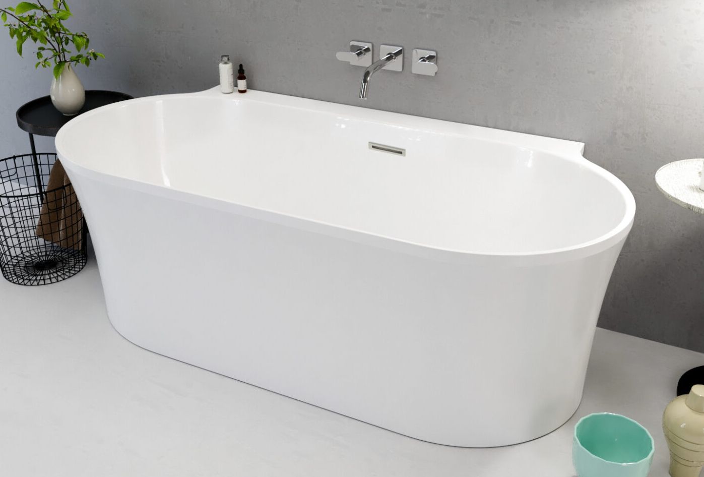 Aquatek LAREDO akrylátová vaňa + odtoková súprava + GARANCIA najnižšej ceny