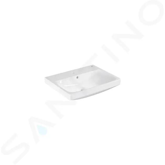 Grohe Euro Ceramic Umývadlo 60x47 cm, s prepadom, otvor na batériu, alpská biela