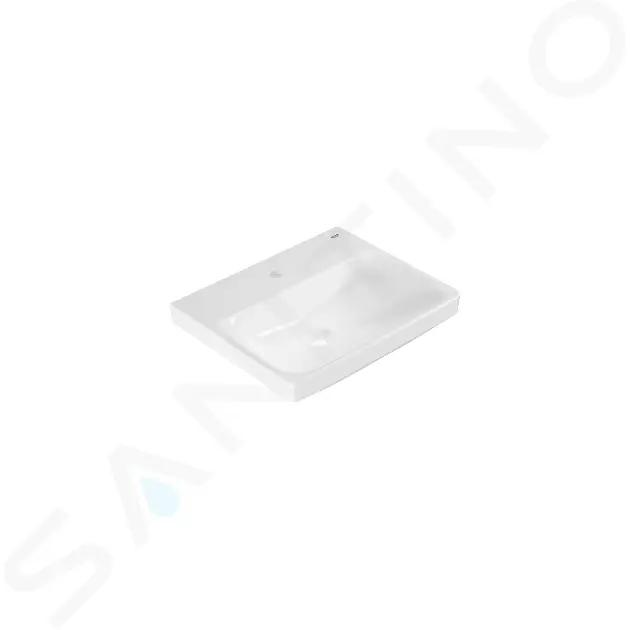 Grohe Euro Ceramic Umývadlo 55x44 cm, bez prepadu, otvor na batériu, alpská biela