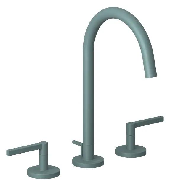 Kludi Nova Fonte Umývadlová batéria s výpusťou, 3-otvorová inštalácia, matná petrolejová Kludi Nova Fonte Umývadlová batéria s výpusťou, 3-otvorová inštalácia, matná petrolejová