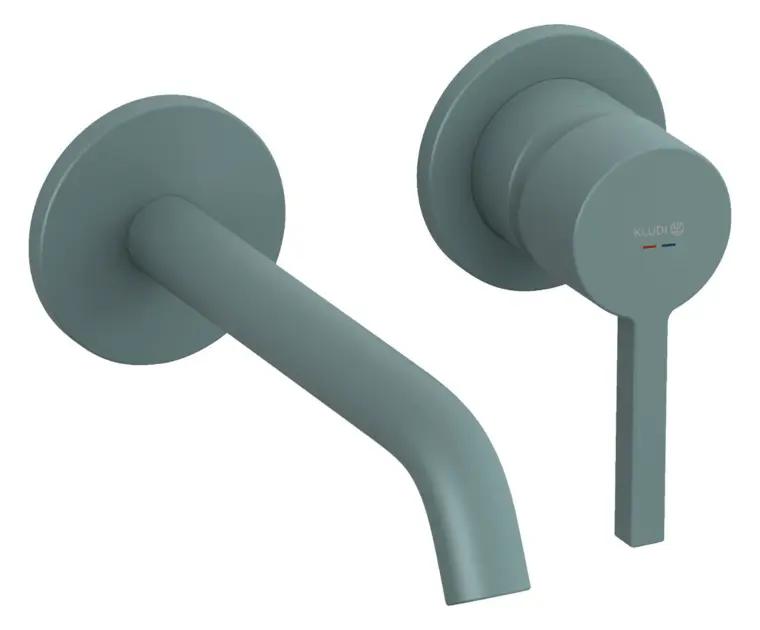 Kludi Nova Fonte Umývadlová batéria pod omietku, 2-otvorová inštalácia, matná petrolejová Kludi Nova Fonte Umývadlová batéria pod omietku, 2-otvorová inštalácia, matná petrolejová