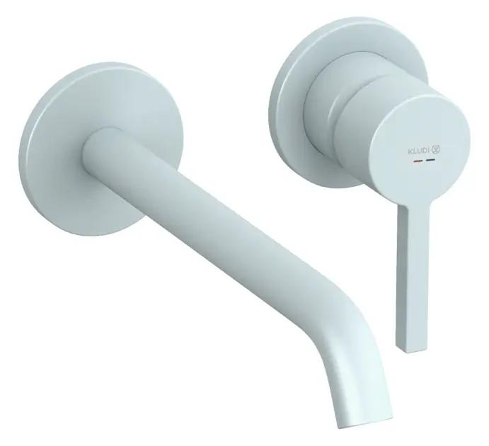 Kludi Nova Fonte Umývadlová batéria pod omietku, 2-otvorová inštalácia, matná svetlo modrá