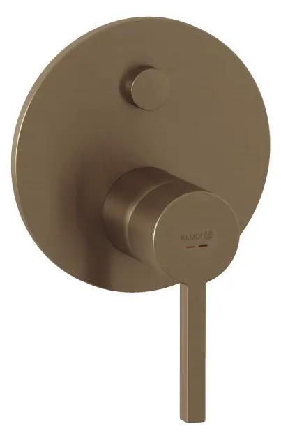 Kludi Nova Fonte Batéria pod omietku na 2 spotrebiče, kefovaný bronz