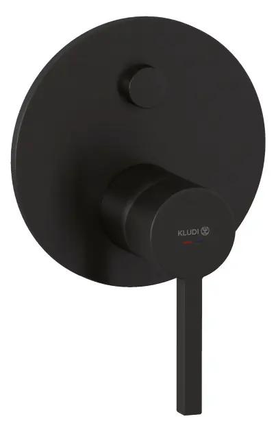 Kludi Nova Fonte Batéria pod omietku na 2 spotrebiče, brúsený Gunmetal