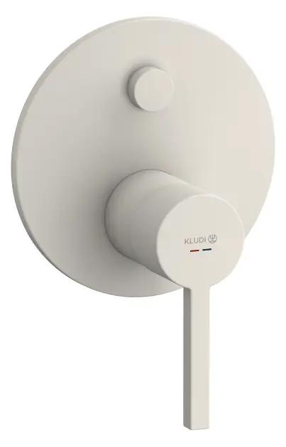 Kludi Nova Fonte Batéria pod omietku na 2 spotrebiče, matná svetlo sivá