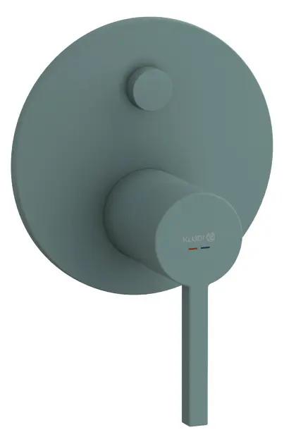 Kludi Nova Fonte Batéria pod omietku na 2 spotrebiče, matná petrolejová Kludi Nova Fonte Batéria pod omietku na 2 spotrebiče, matná petrolejová