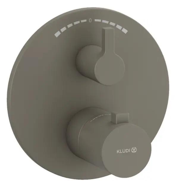 Kludi Nova Fonte Termostatická batéria pod omietku, na 2 spotrebiče, matná sivá