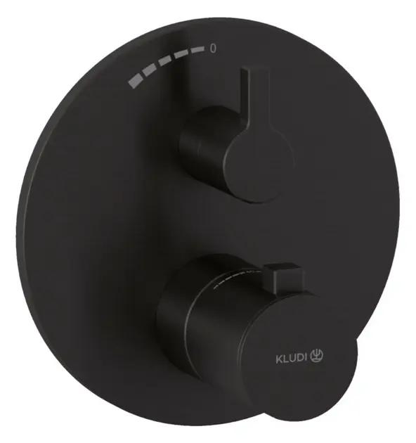 Kludi Nova Fonte Termostatická sprchová batéria pod omietku, brúsený Gunmetal Kludi Nova Fonte Termostatická sprchová batéria pod omietku, brúsený Gunmetal