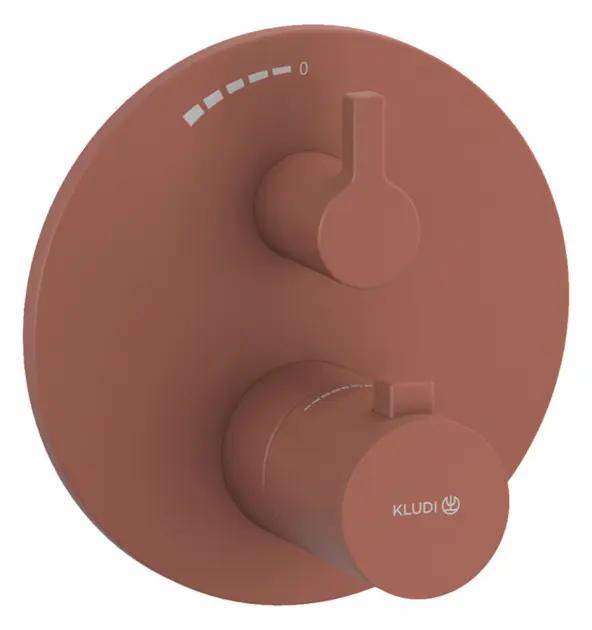 Kludi Nova Fonte Termostatická sprchová batéria pod omietku, matná tehlová Kludi Nova Fonte Termostatická sprchová batéria pod omietku, matná tehlová