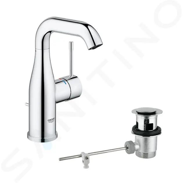 Grohe Essence Umývadlová batéria s výpustom, chróm