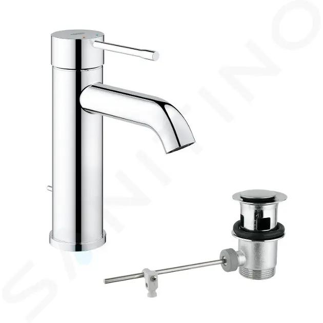 Grohe Essence Umývadlová batéria s výpustom, chróm