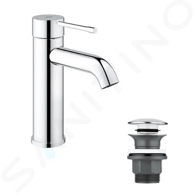Grohe Essence New Umývadlová batéria s výpustom Push-Open, chróm