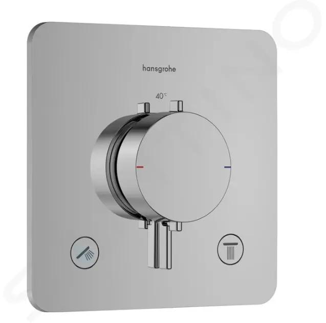 Hansgrohe Ecostat Comfort Q Termostatická batéria pod omietku, na 2 spotrebiče, chróm