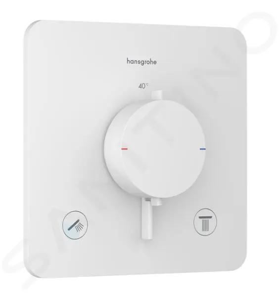 Hansgrohe Ecostat Comfort Q Termostatická batéria pod omietku, na 2 spotrebiče, matná biela
