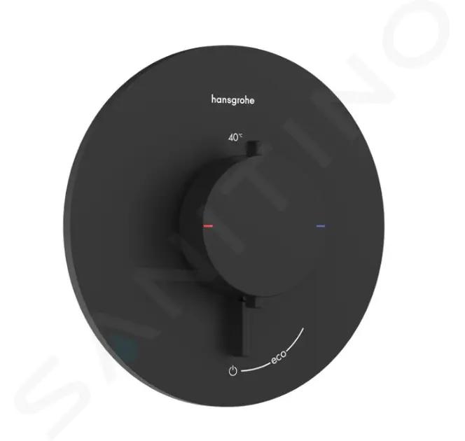 Hansgrohe Ecostat Comfort S Sprchová batéria pod omietku, s termostatom, matná čierna