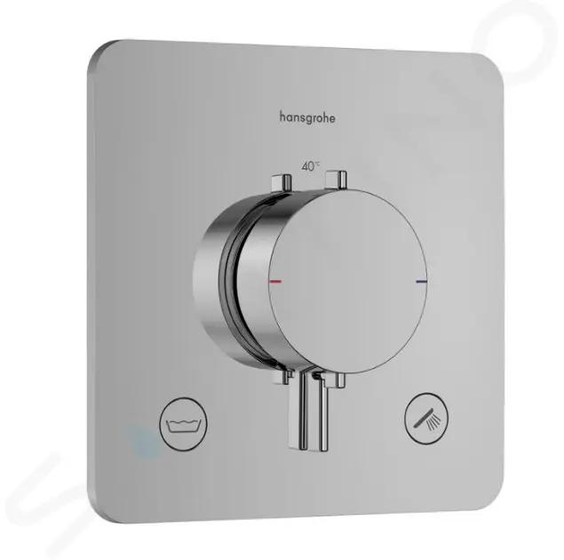 Hansgrohe Ecostat Comfort Q Termostatická batéria pod omietku, na 2 spotrebiče, chróm