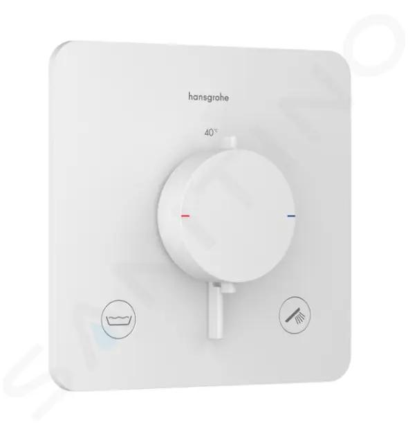 Hansgrohe Ecostat Comfort Q Termostatická batéria pod omietku, na 2 spotrebiče, matná biela