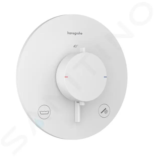 Hansgrohe Ecostat Comfort S Termostatická batéria pod omietku, na 2 spotrebiče, matná biela