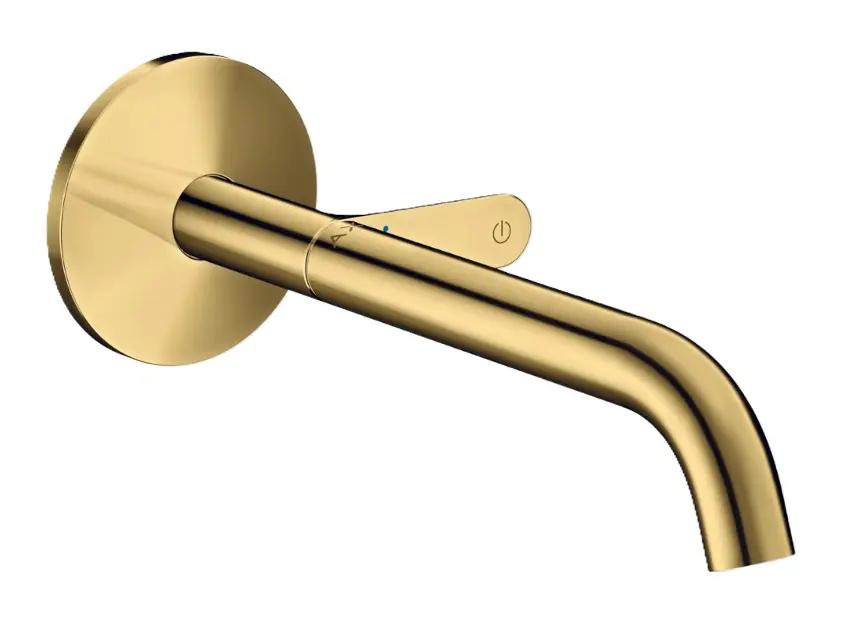 Axor One Umývadlová batéria pod omietku, s výpusťou, EcoSmart, leštený vzhľad zlata Axor One Umývadlová batéria pod omietku, s výpusťou, EcoSmart, leštený vzhľad zlata