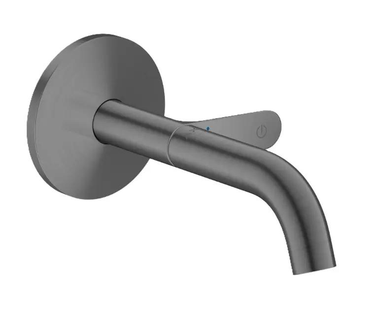 Axor One Umývadlová batéria pod omietku, s výpusťou, EcoSmart, kefovaný čierny chróm