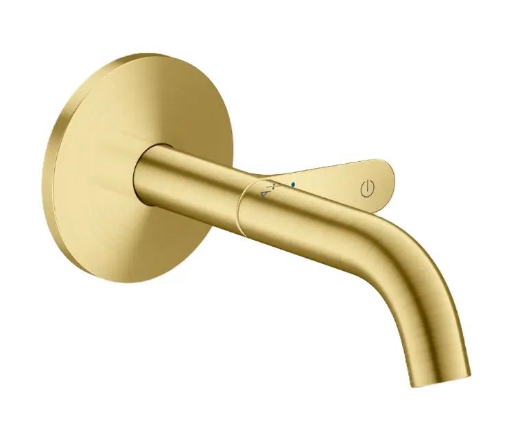 Axor One Umývadlová batéria pod omietku, s výpusťou, EcoSmart, kefovaná mosadz