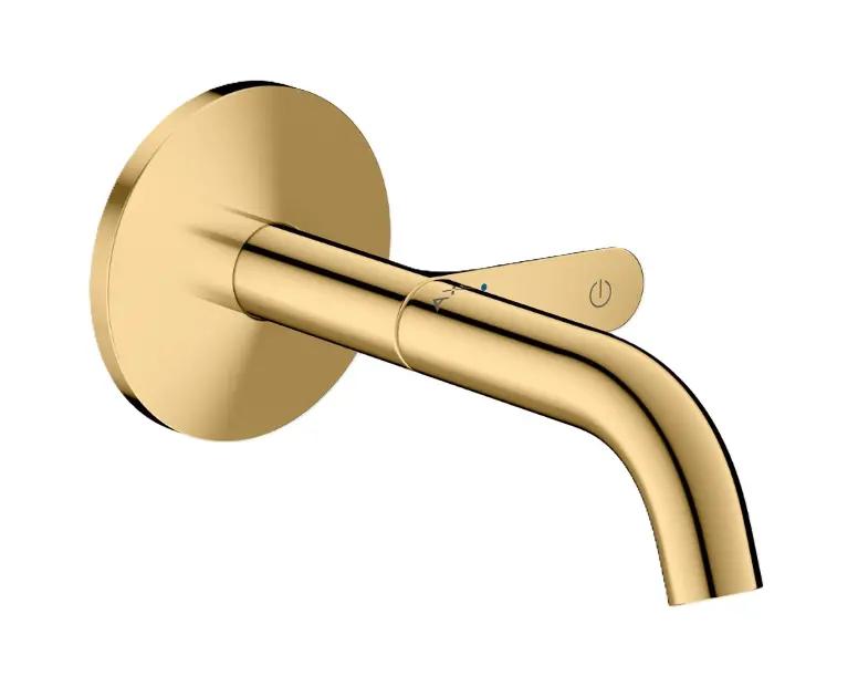 Axor One Umývadlová batéria pod omietku, s výpusťou, EcoSmart, leštený vzhľad zlata