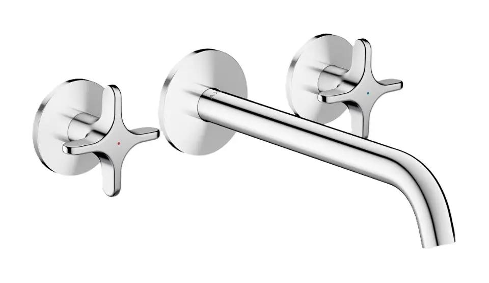 Axor One Vaňová batéria pod omietku, 3-otvorová inštalácia, chróm Axor One Vaňová batéria pod omietku, 3-otvorová inštalácia, chróm