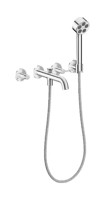 Axor One Vaňová batéria pod omietku, 4-otvorová inštalácia, s príslušenstvom, EcoSmart, chróm