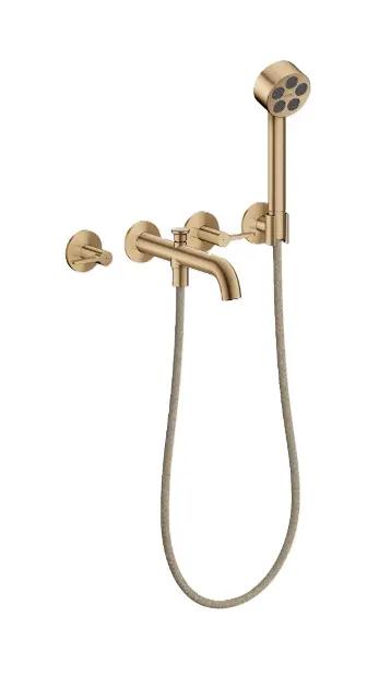 Axor One Vaňová batéria pod omietku, 3-otvorová inštalácia, kefovaný bronz