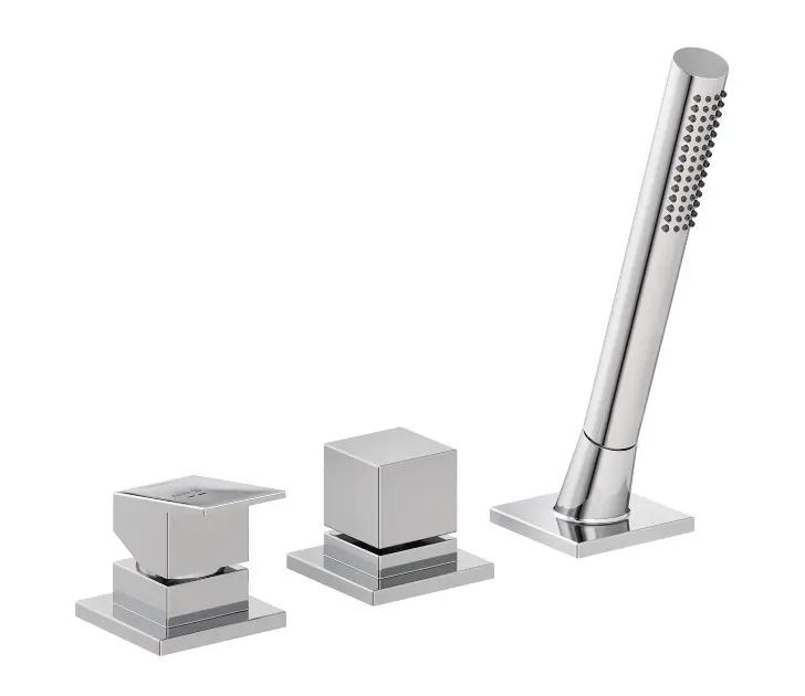 Kludi Decus Batéria na okraj vane, 3-otvorová inštalácia, chróm Kludi Decus Batéria na okraj vane, 3-otvorová inštalácia, chróm