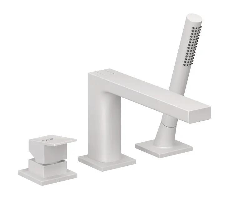 Kludi Decus Batéria na okraj vane, 3-otvorová inštalácia, matná biela