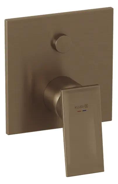 Kludi Decus Batéria pod omietku, na 2 spotrebiče, kefovaný bronz Kludi Decus Batéria pod omietku, na 2 spotrebiče, kefovaný bronz