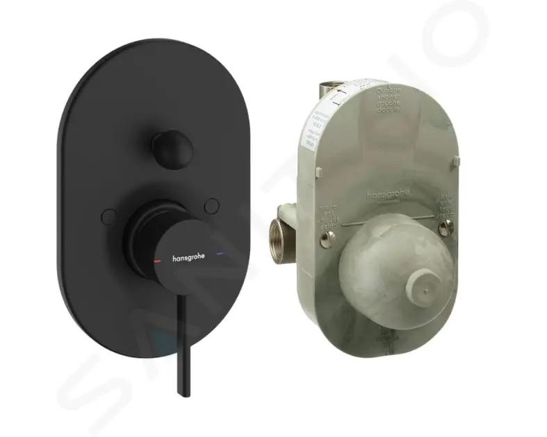 Hansgrohe Zesis S Batéria pod omietku, na 2 spotrebiče, s telesom, matná čierna
