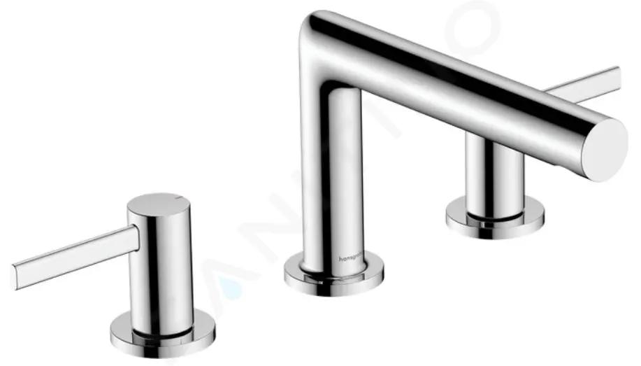 Hansgrohe Zesis S Umývadlová batéria s výpusťou, 3-otvorová inštalácia, EcoSmart+, chróm