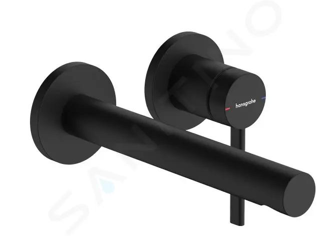 Hansgrohe Zesis S Umývadlová batéria pod omietku, s výpusťou, 2-otvorová inštalácia, EcoSmart+, matná čierna