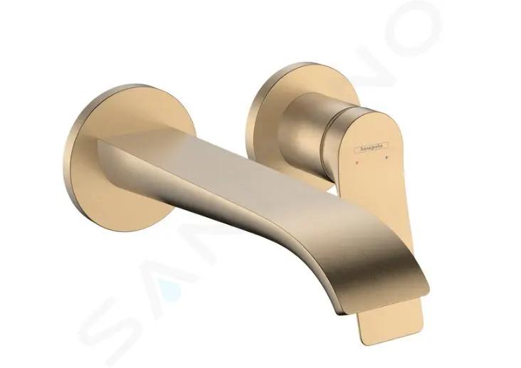 Hansgrohe Vivenis Umývadlová batéria pod omietku, s výpusťou, 2-otvorová inštalácia, EcoSmart, kefovaný bronz