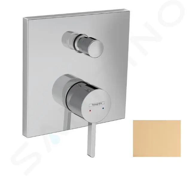 Hansgrohe Finoris Batéria pod omietku, na 2 spotrebiče, kefovaný bronz