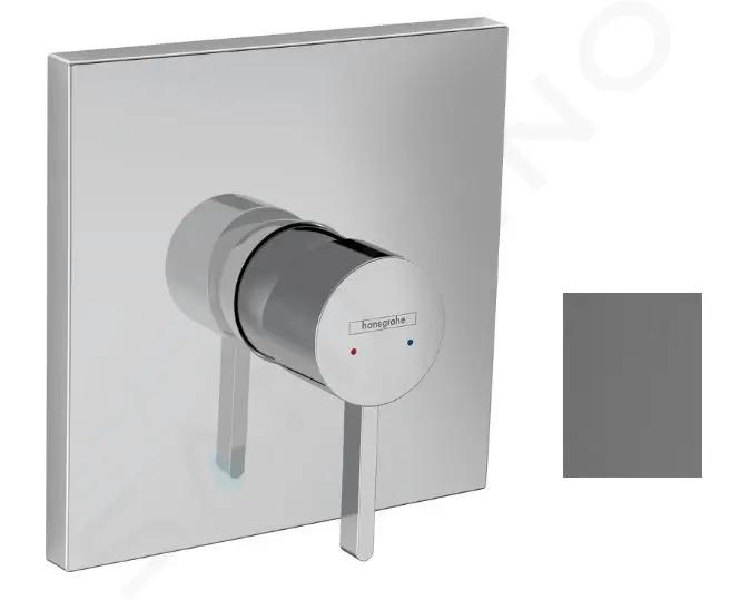 Hansgrohe Finoris Sprchová batéria pod omietku, kefovaný čierny chróm