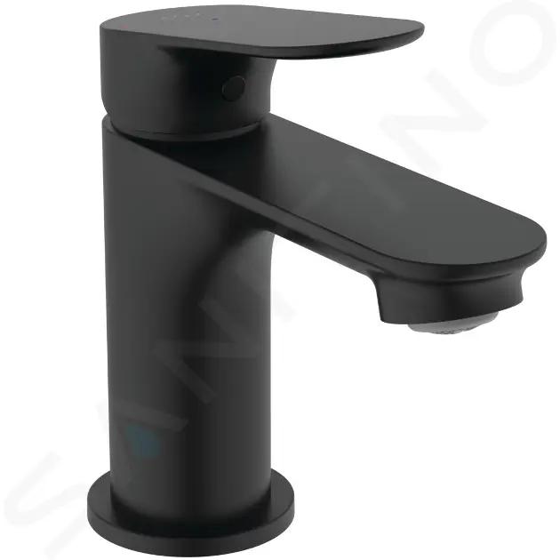 Ideal Standard Ceralife O Umývadlová batéria s výpusťou ClickClack, BlueStart, hodvábna čierna
