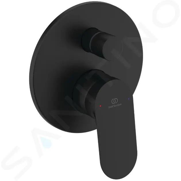 Ideal Standard Ceralife O Batéria pod omietku, na 2 spotrebiče, s telesom, hodvábna čierna