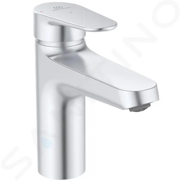 Ideal Standard ALU+ Umývadlová batéria s výpusťou ClickClack, BlueStart, strieborná
