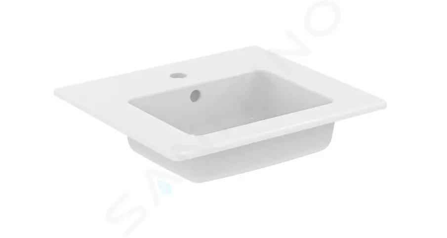 Ideal Standard Eurovit Umývadlo 51x45 cm, s prepadom, s otvorom na batériu, biela