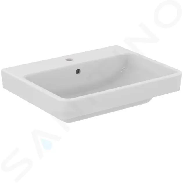 Ideal Standard i.Life B Umývadlo, 60x48 cm, s prepadom, s otvorom na batériu, biela