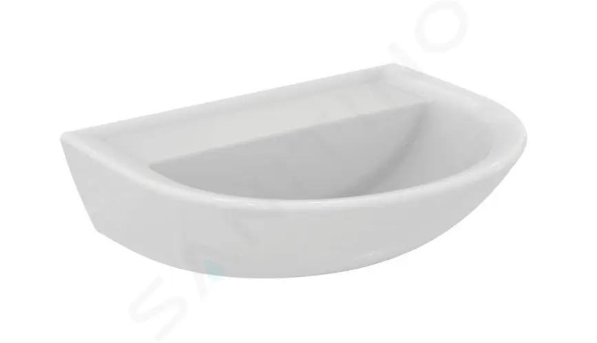 Ideal Standard Eurovit Umývadlo 60x47 cm, bez prepadu, bez otvoru na batériu, biela